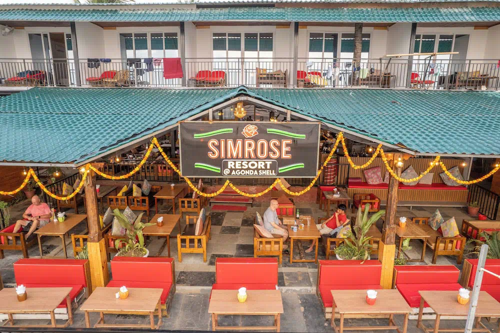 Simrose Resort South End of Agonda Beach